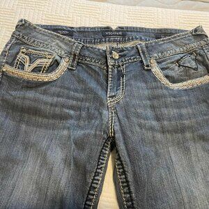 Vigoes Women Jeans Size 11/12 33 Length